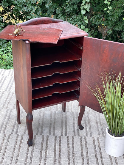 Vintage Mahogany Floor Cabinet