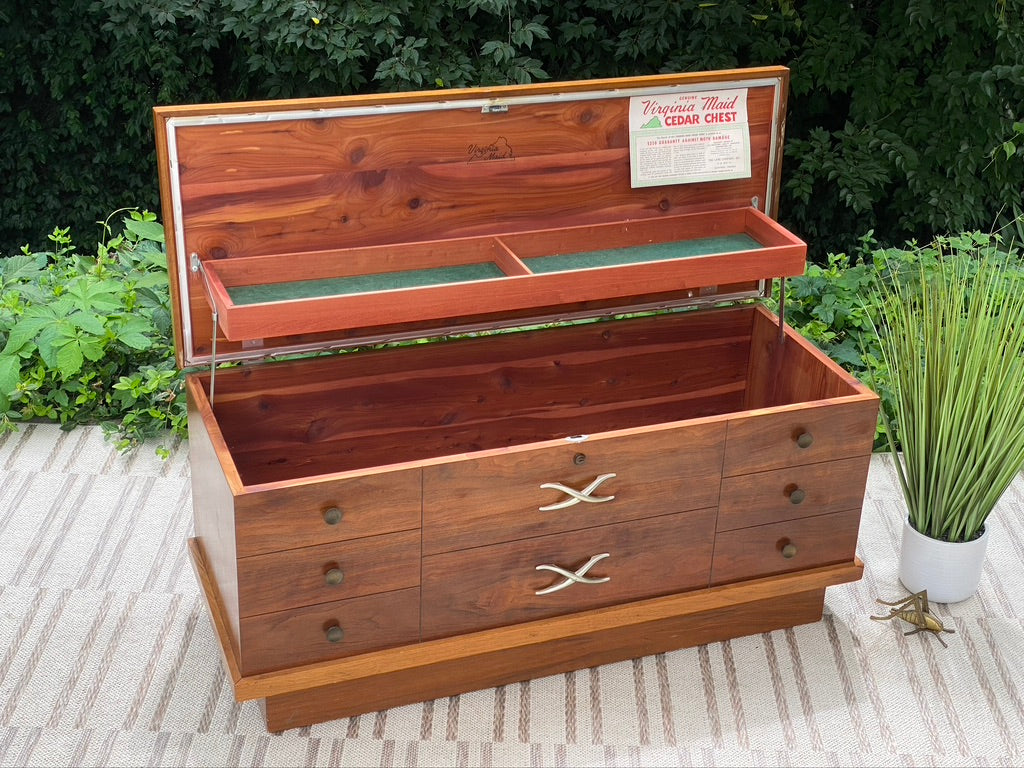 Retro MCM Lane Cedar Chest