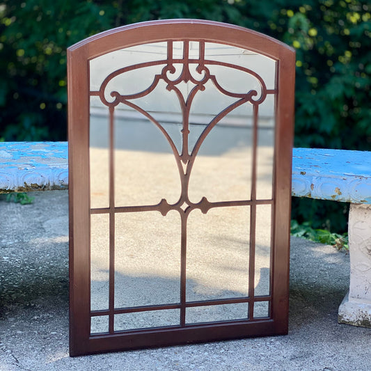 Ornate Wooden Custom Wall Mirror