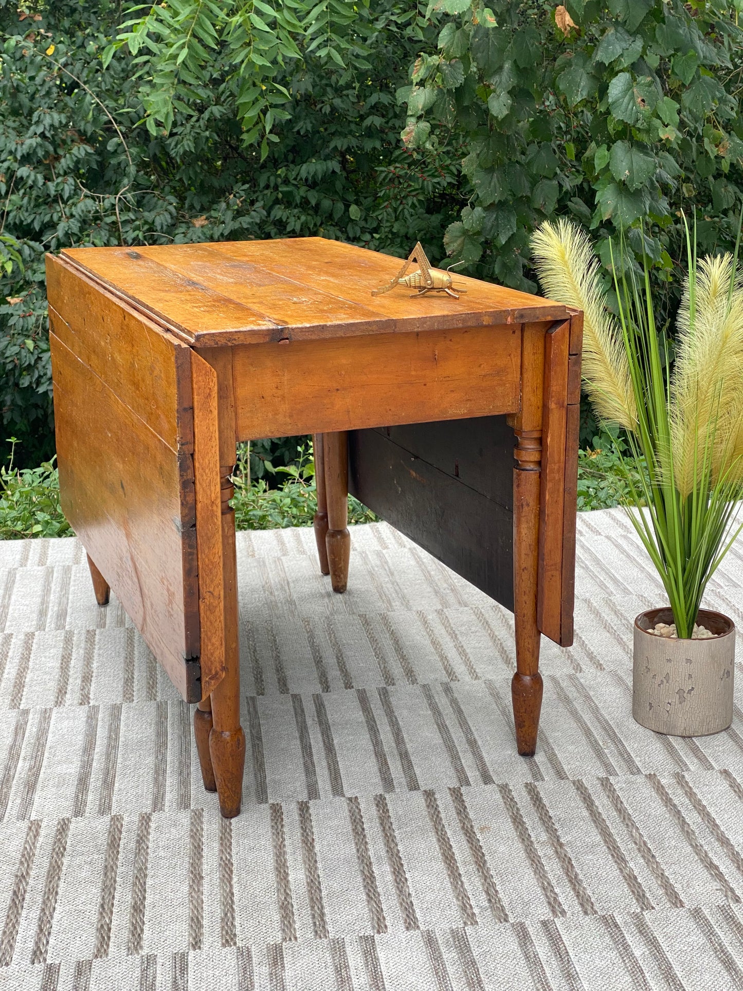 Vintage Wooden Drop Leaf Table