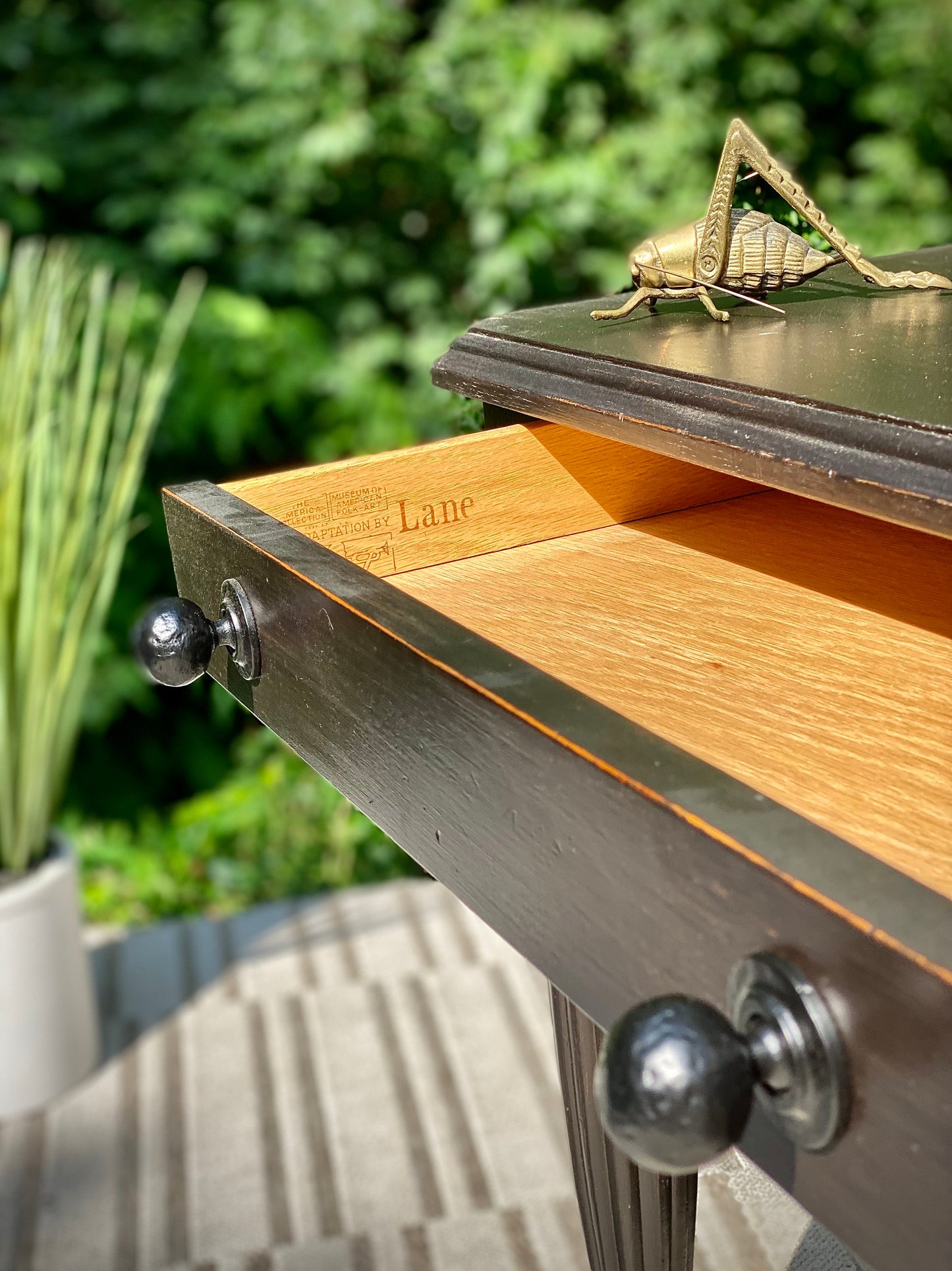 Vintage Painted Lane Hallway Table