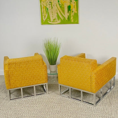 Pair of Mid Century Modern Lounge Chairs MCM