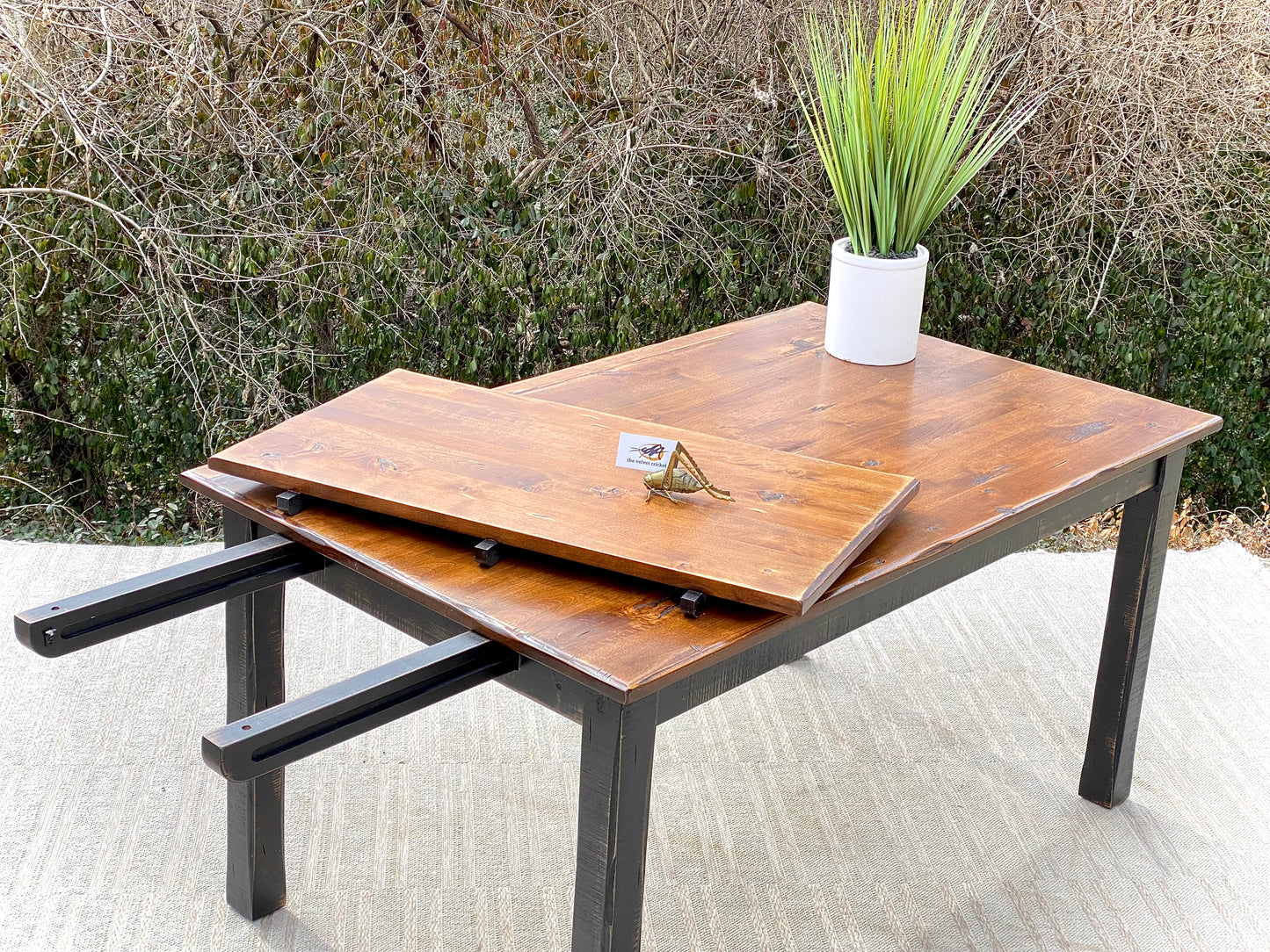 Nice Wooden Canadel Distressed Dining Table