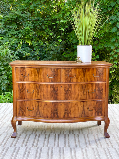 Antique Wooden 4 Drawer Dresser