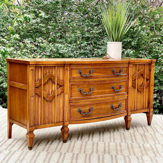 Vintage MCM Kent Coffey Wooden Credneza