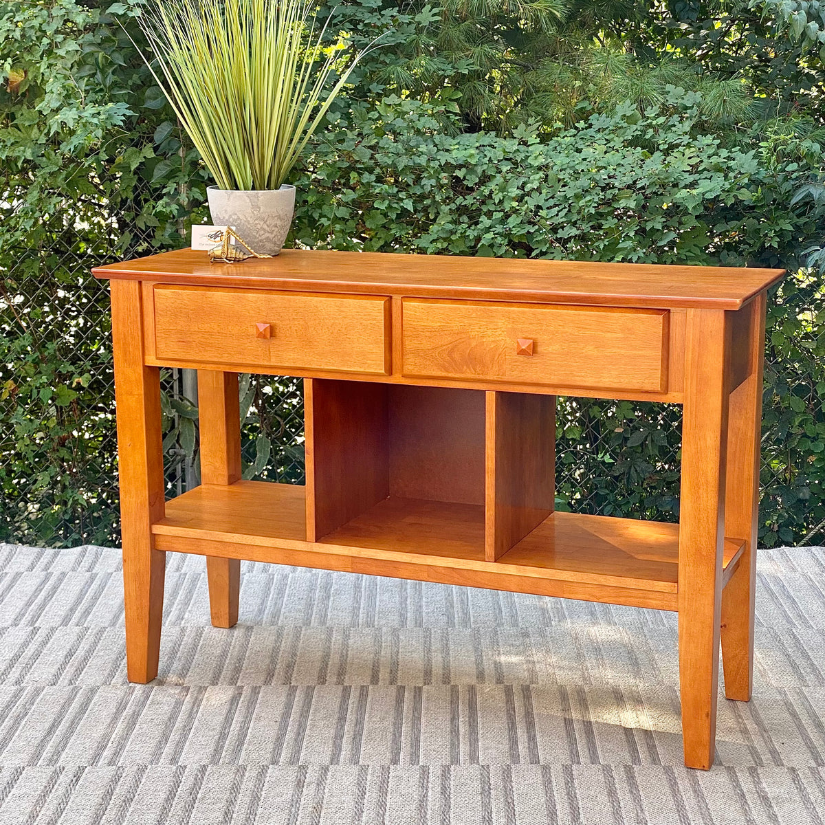 Nice Solid Wood Hallway Sofa Table Credenza