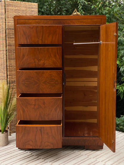 Nice Art Deco Cedar Cabinet Armoire