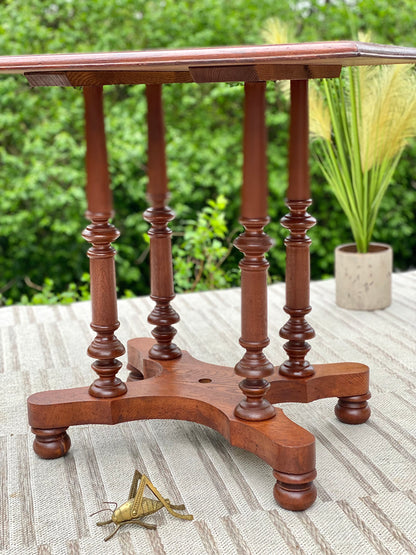 Vintage Wooden Plant Stand Fern Table