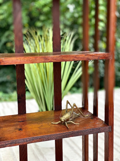 Vintage Arts & Crafts Wooden Bookshelf