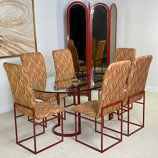 Vintage Milo Baughman Dining Table & Chairs