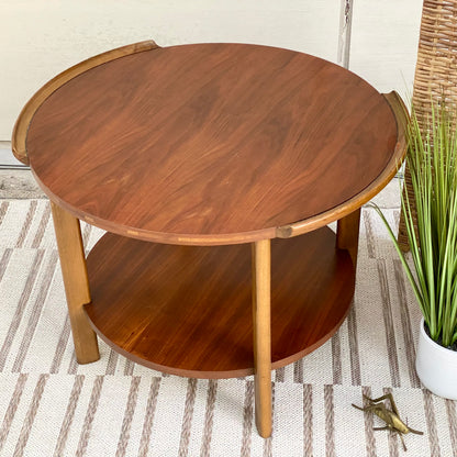 Vintage MCM Lane Walnut Occasional Side Table