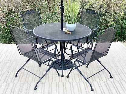 Nice Woodard Style Iron Patio Set