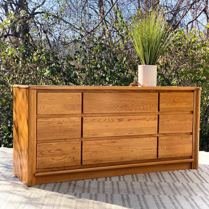 Nice Webb Wooden 9 Drawer Lowboy Dresser
