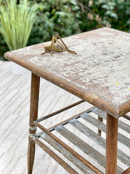 Antique Wooden Plant Stand