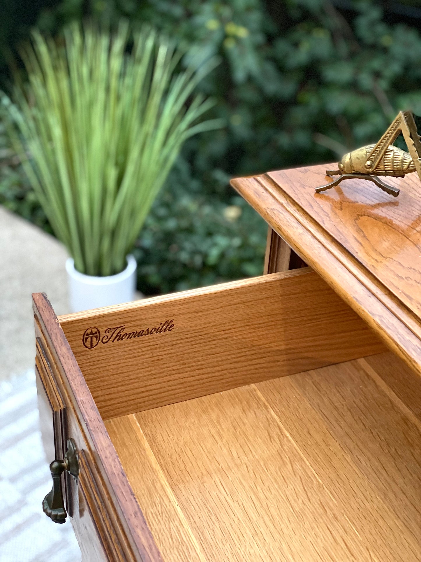 Vintage Thomasville Lowboy 9 Drawer Dresser