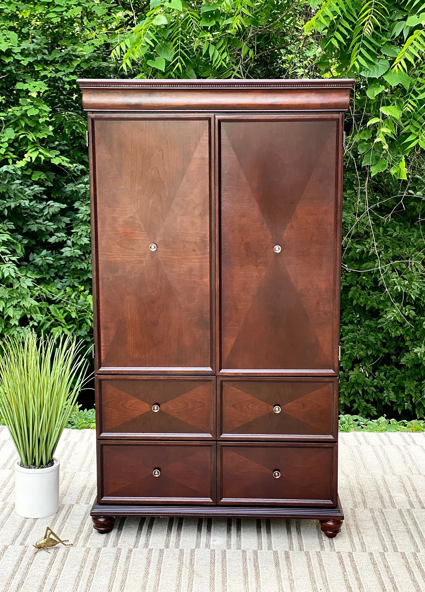 Nice Wooden Storage Armoire Cabinet