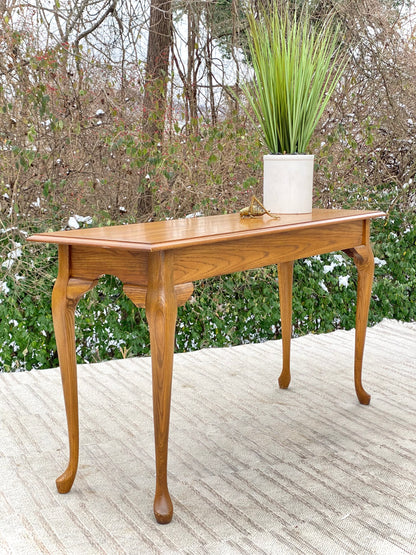 Nice Wooden Oak Hallway Sofa Table