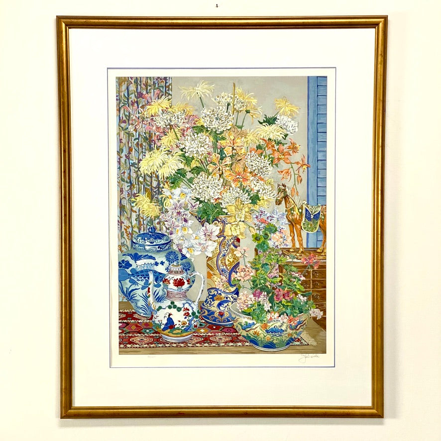 JOHN POWELL Signed/Numbered Floral Framed Print
