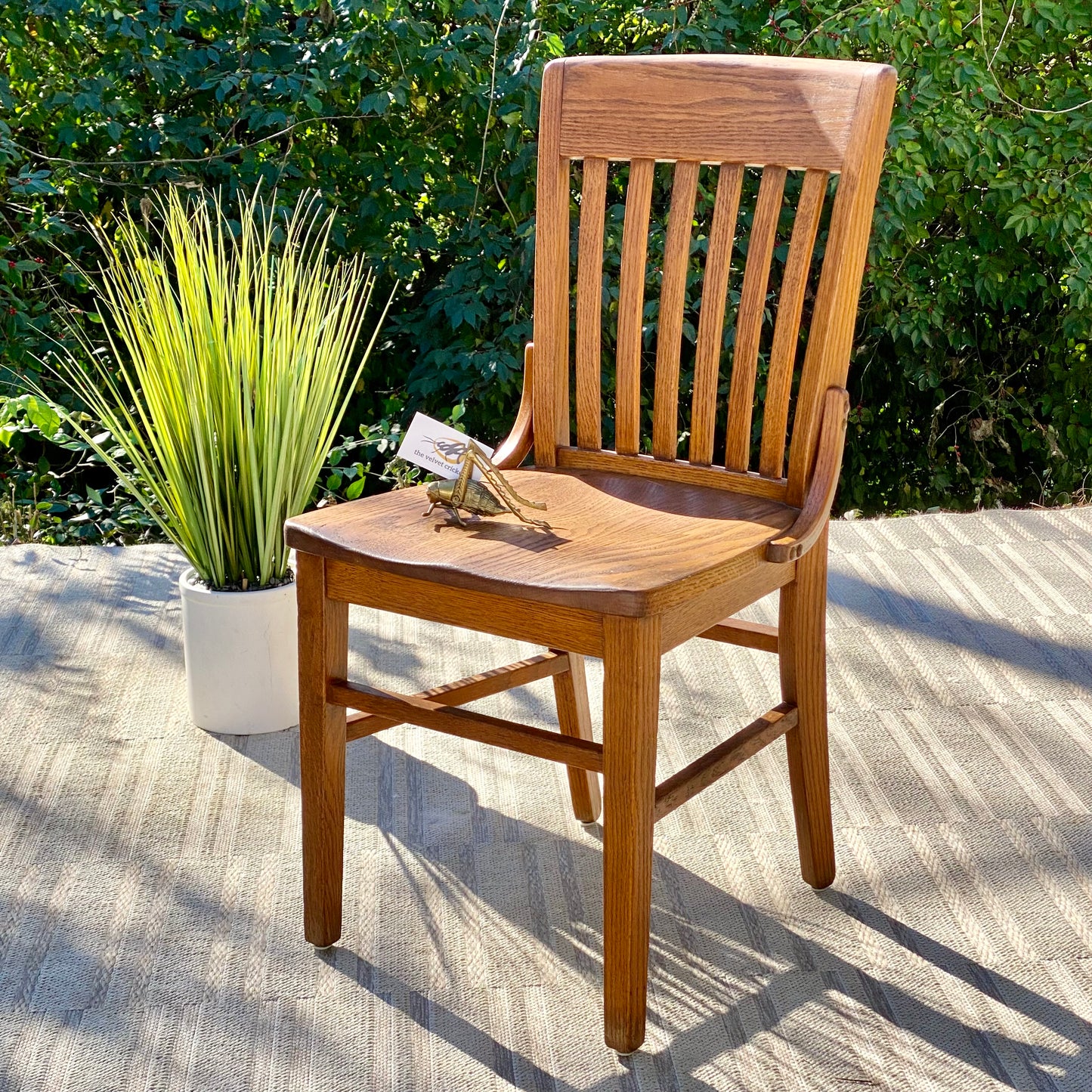 Vintage Oak Desk Chair