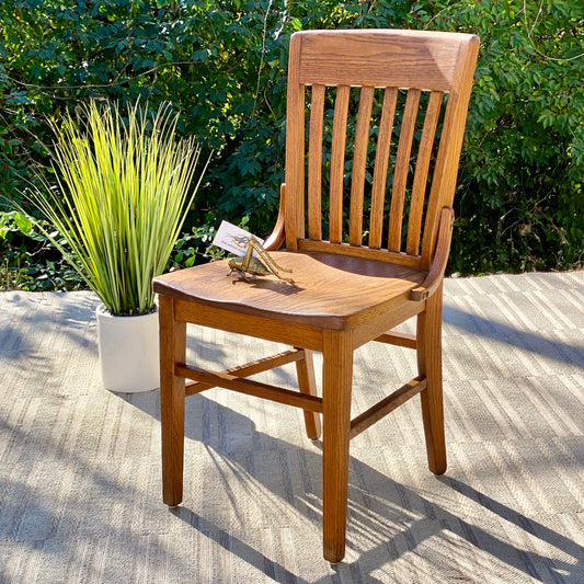 Vintage Oak Desk Chair