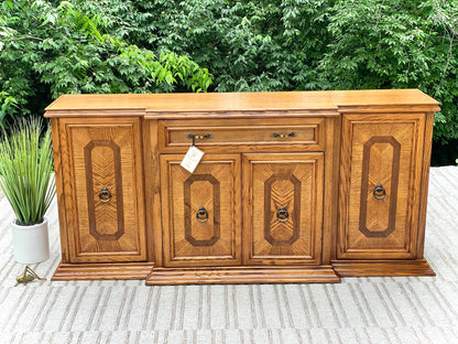 Arcese Brothers Wooden Sideboard Credenza