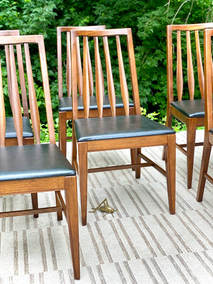 Set of 6 Vintage MCM Dining Chairs