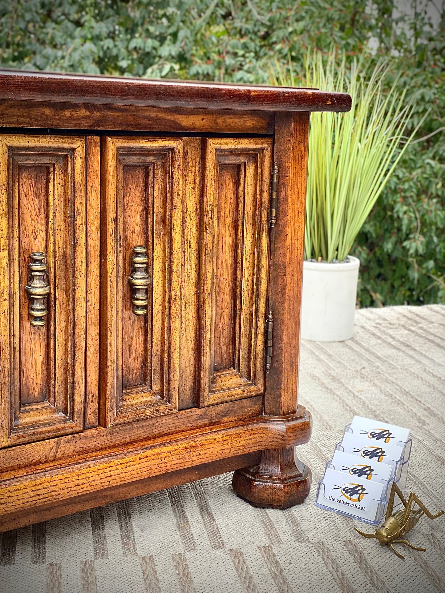 Vintage Stanley Nightstand Side Table