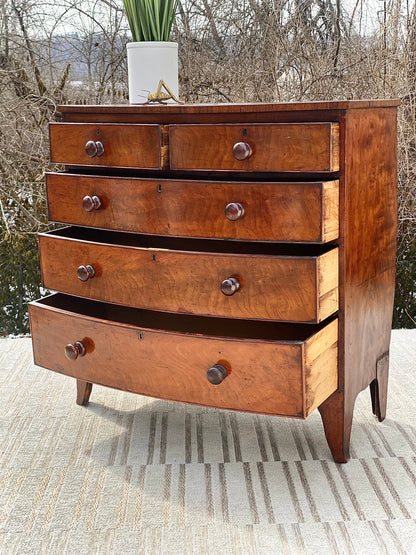 Antique Primitive Pine Chest of Drawers