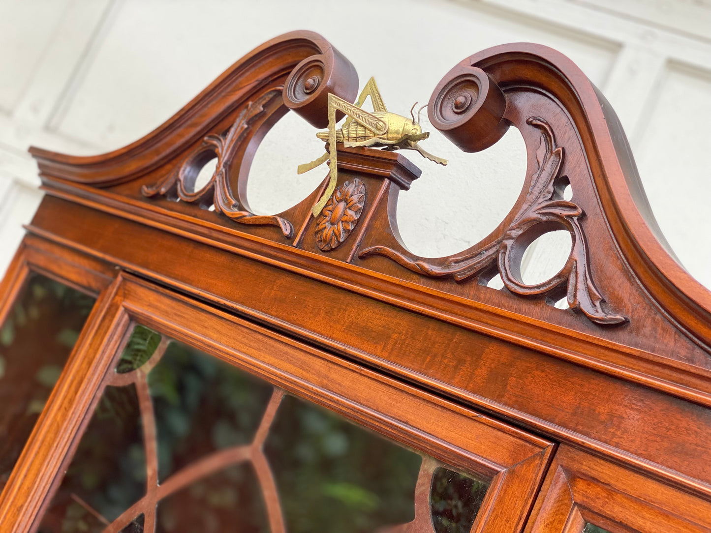 Vintage Mahogany Dining Room Hutch