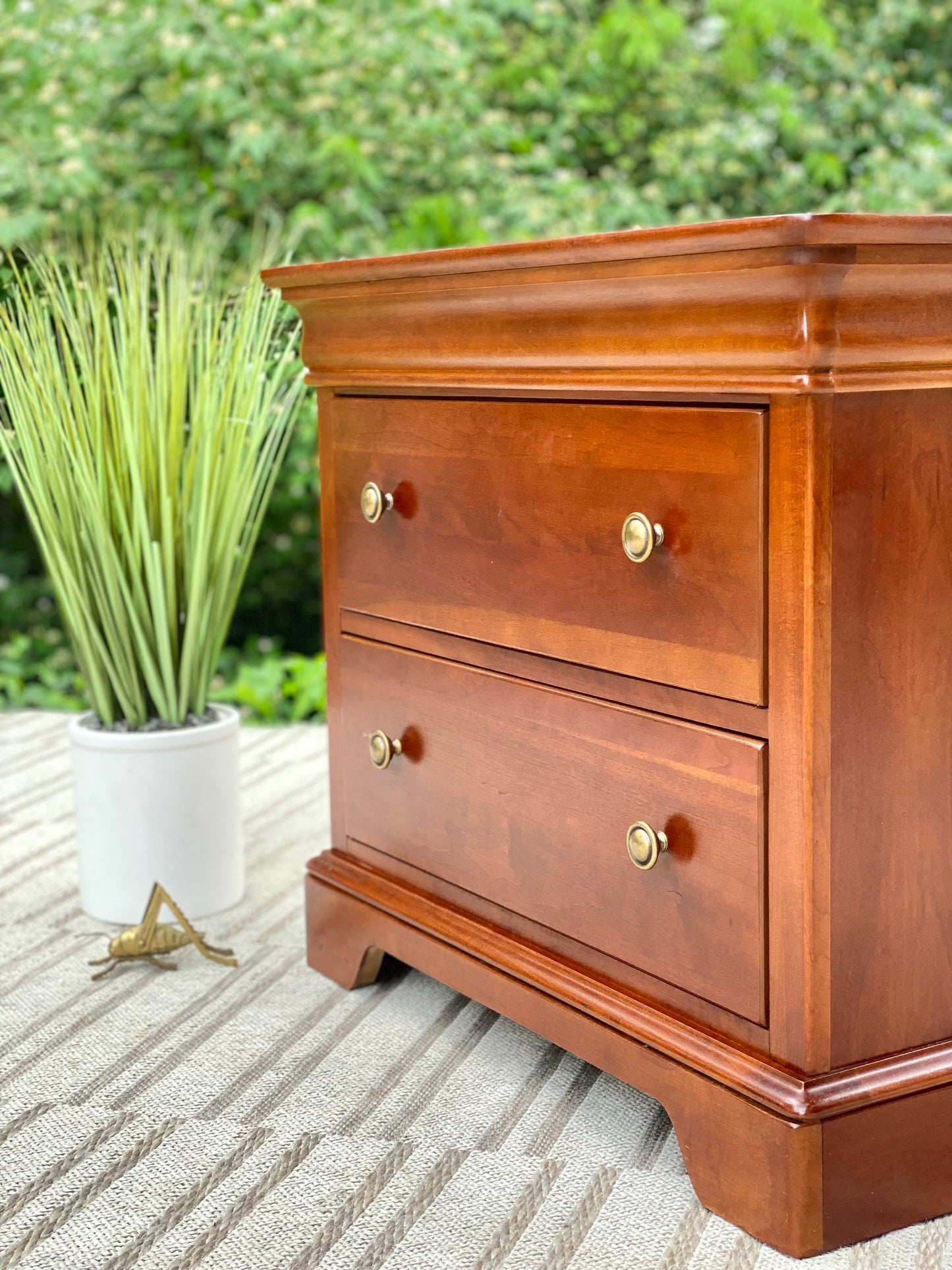 Wooden Stanley 2 Drawer Nightstand