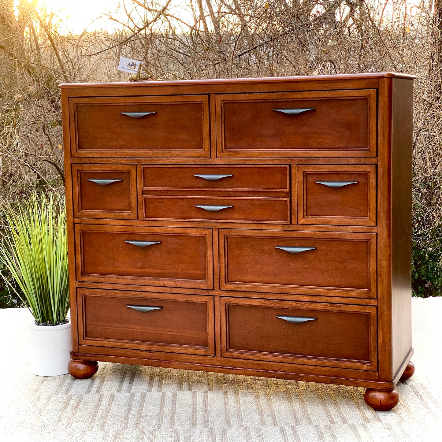 Nice Wooden 9 Drawer Dresser