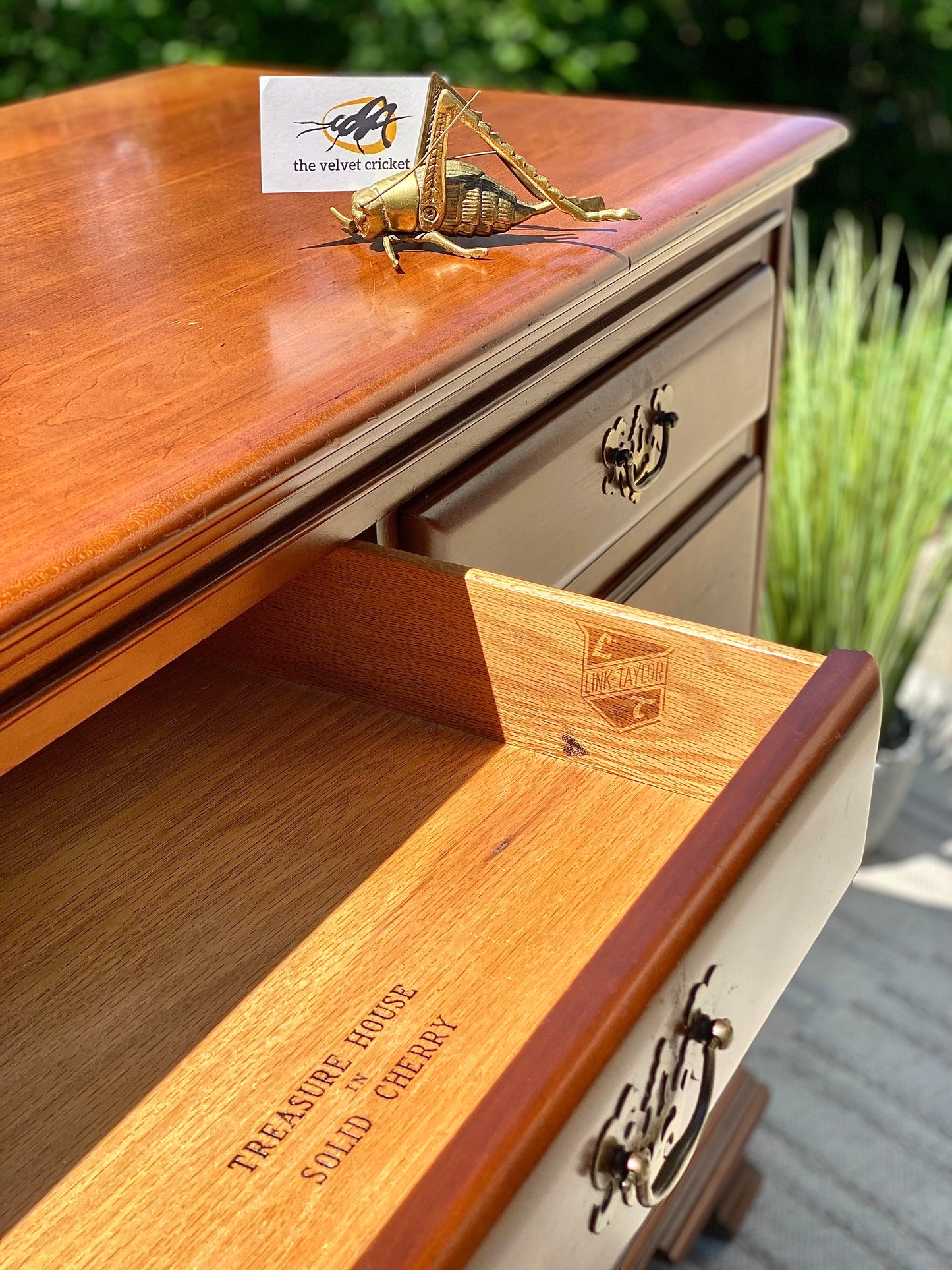 Vintage Link Taylor Solid Cherry 12 Drawer Dresser