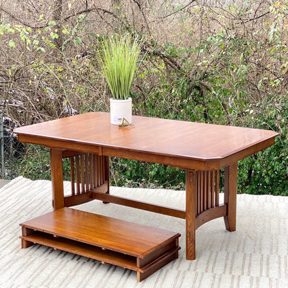 Beautiful Arts & Crafts Style Wooden Dining Table