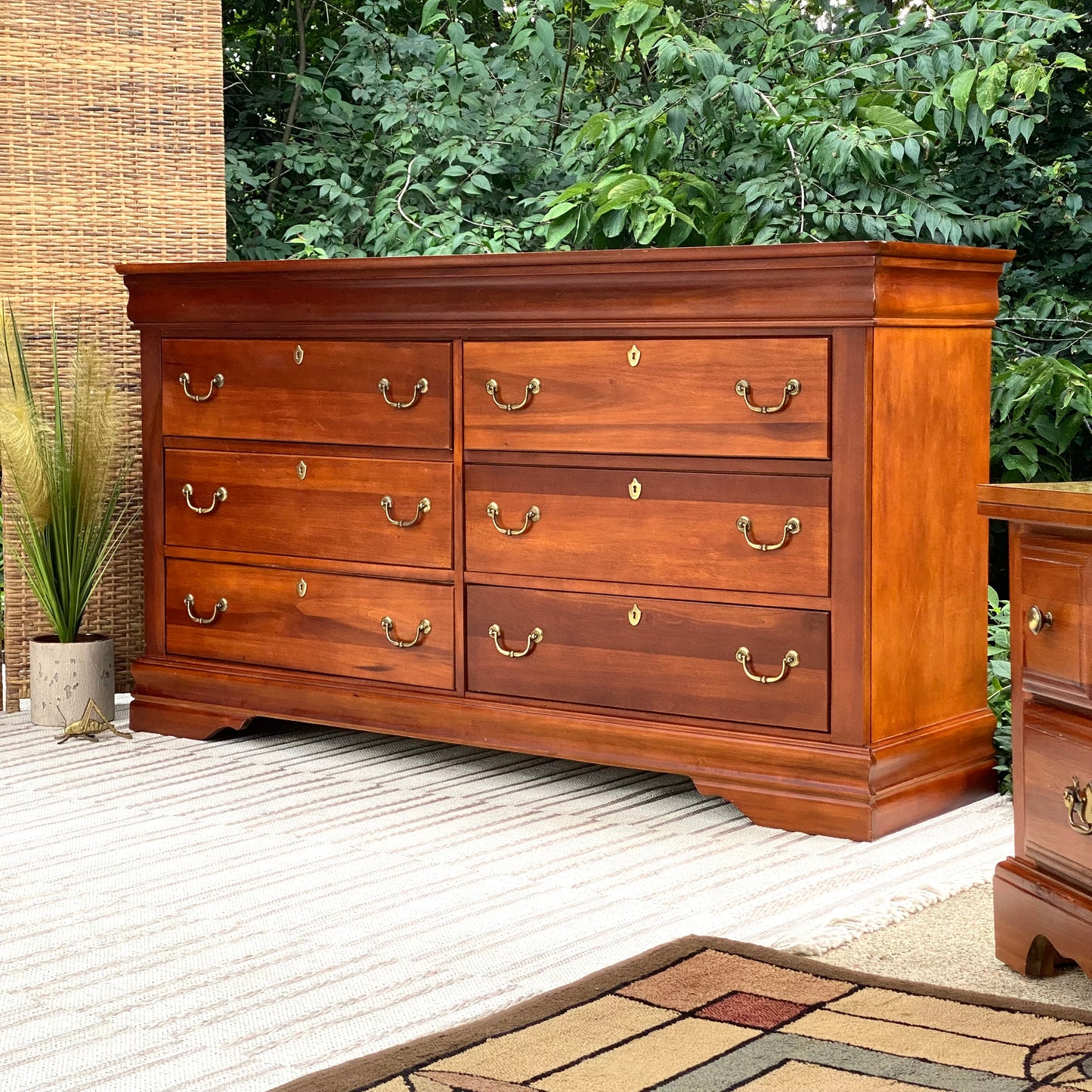 Modern Wooden 6 Drawer Dresser