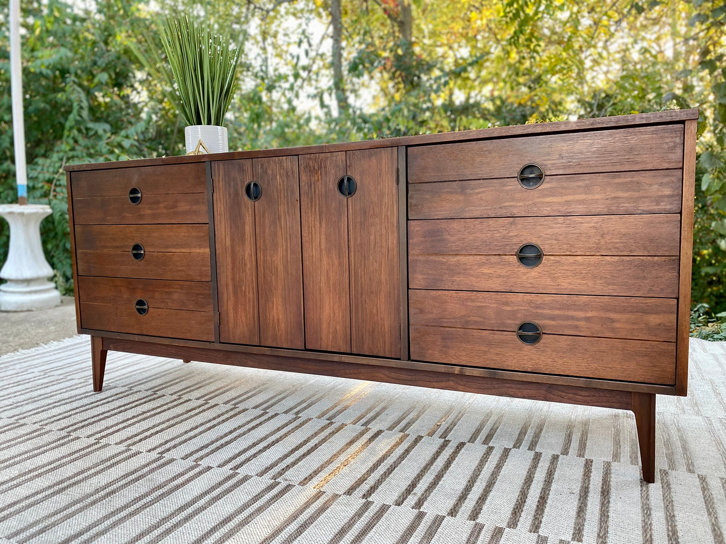 Vintage MCM Long Dresser