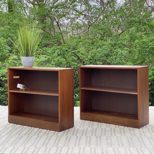 Pair of Vintage Hale Wooden Bookshelves