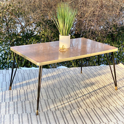 Vintage Formica Top Industrial Table