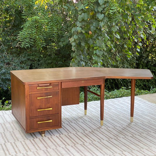 Vintage MCM Jasper Office Desk