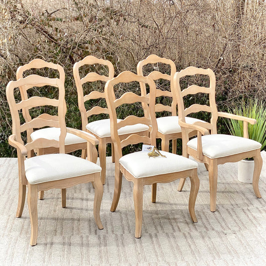 Set of 6 Stanley Upholstered Dining Chairs