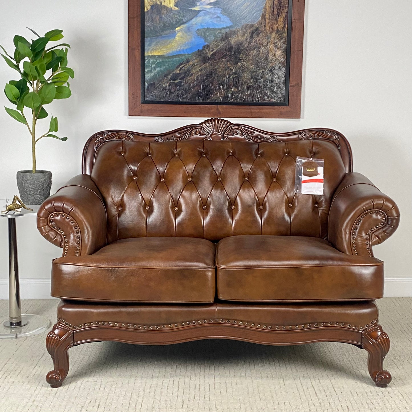 Leather Couch Loveseat