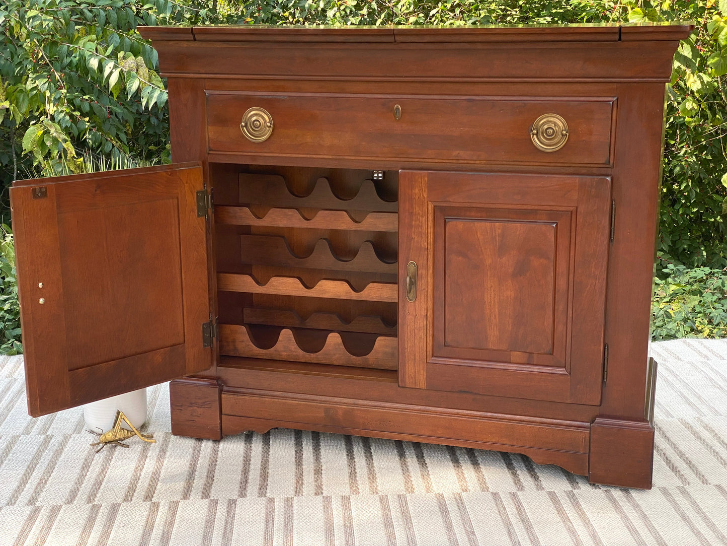 Vintage Wooden Portable Bar