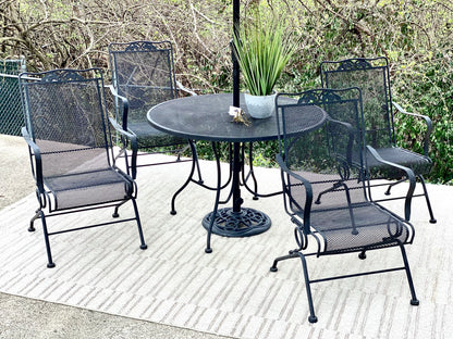 Nice Woodard Style Iron Patio Set