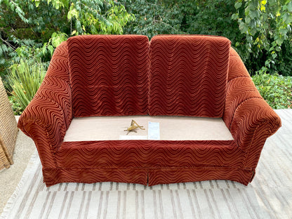 Vintage Swirl Raisin Loveseat