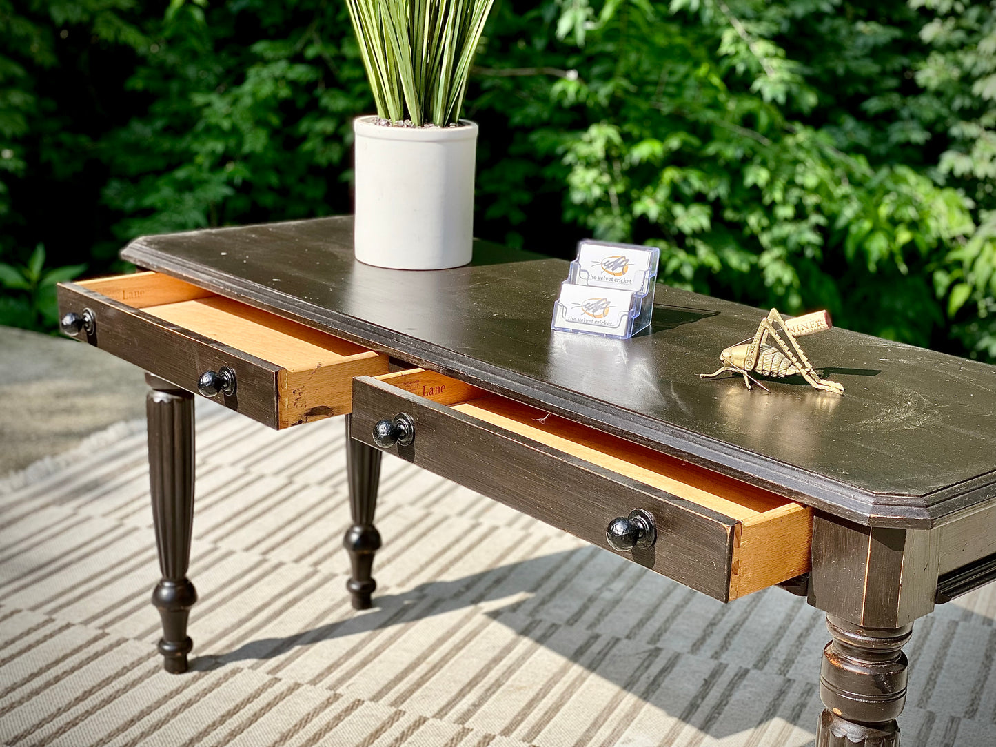 Vintage Painted Lane Hallway Table