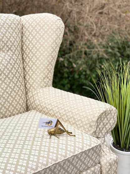 Beautiful Vintage Upholstered Sofa Couch