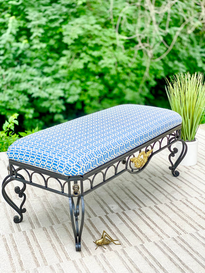 Modern Metal Hallway Bench