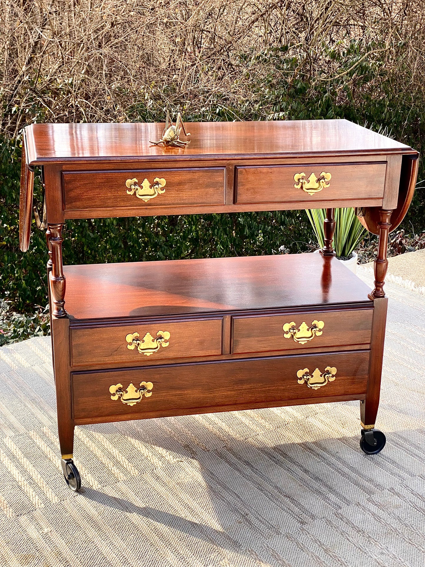 Fine Pennsylvania House Cherry Drop Leaf Server