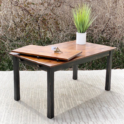 Nice Wooden Canadel Distressed Dining Table