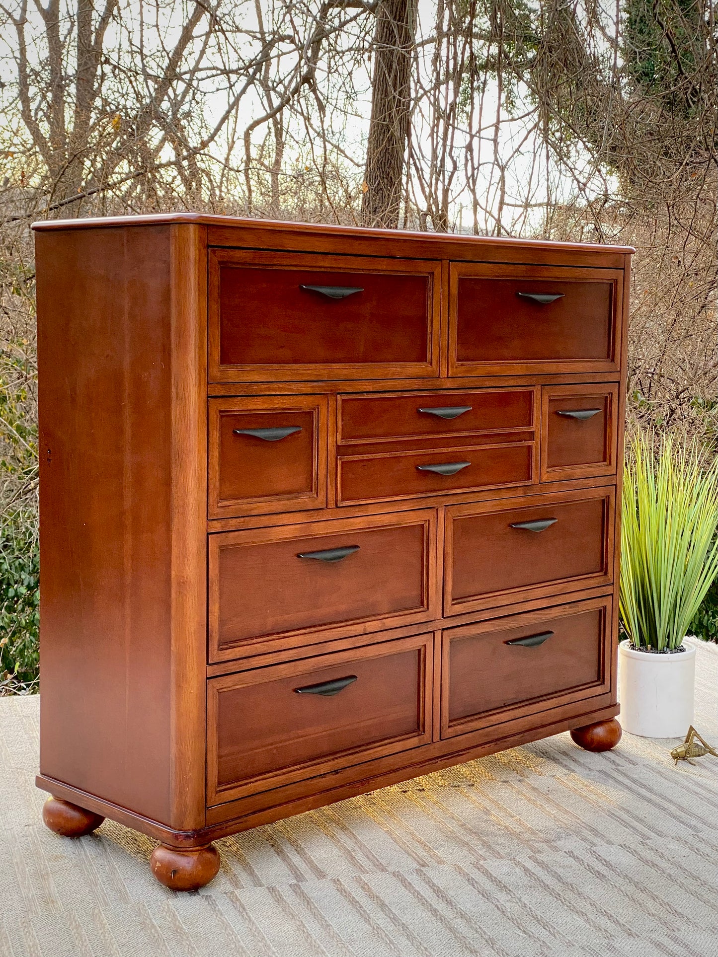 Nice Wooden 9 Drawer Dresser