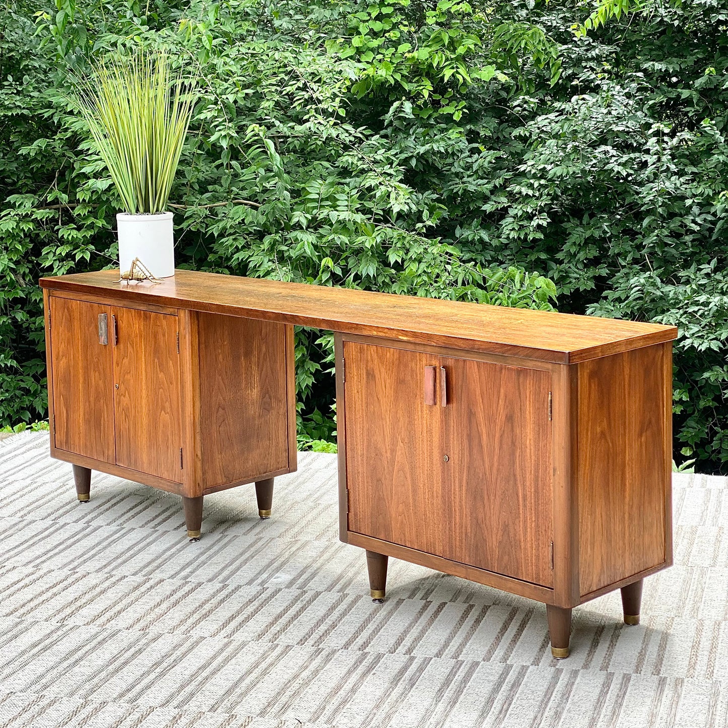 Vintage MCM Walnut Credenza